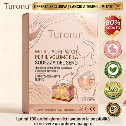 🍒 Turonu® | Cerotto Innovativo a Nano-Micro-Aghi per un Décolleté più Pieno ✨