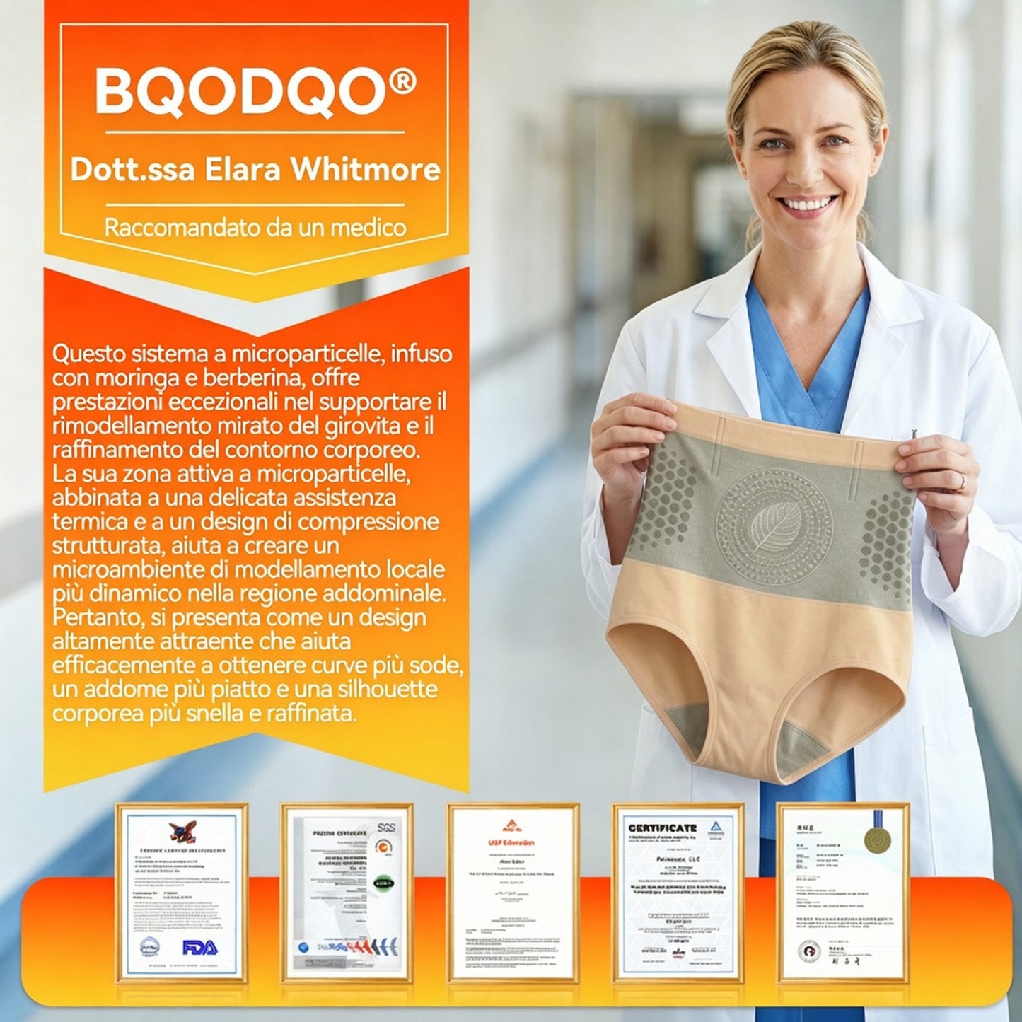 Solo Store Ufficiale - 70%  BQODQO®👨‍⚕️ Shorts 4-in-1 – Snellisci, Tonifica, Brucia Grassi 🥠Con Moringa & Berberina | Risultati Visibili