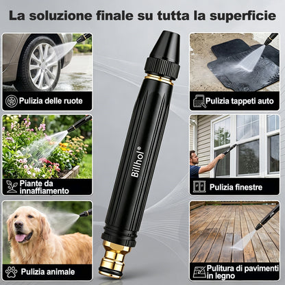 💥 ULTIMA CHANCE: Minimo Storico! │ Billhol® 👍 Idropulitrice a Pistola – Massima Potenza per Auto e Giardino
