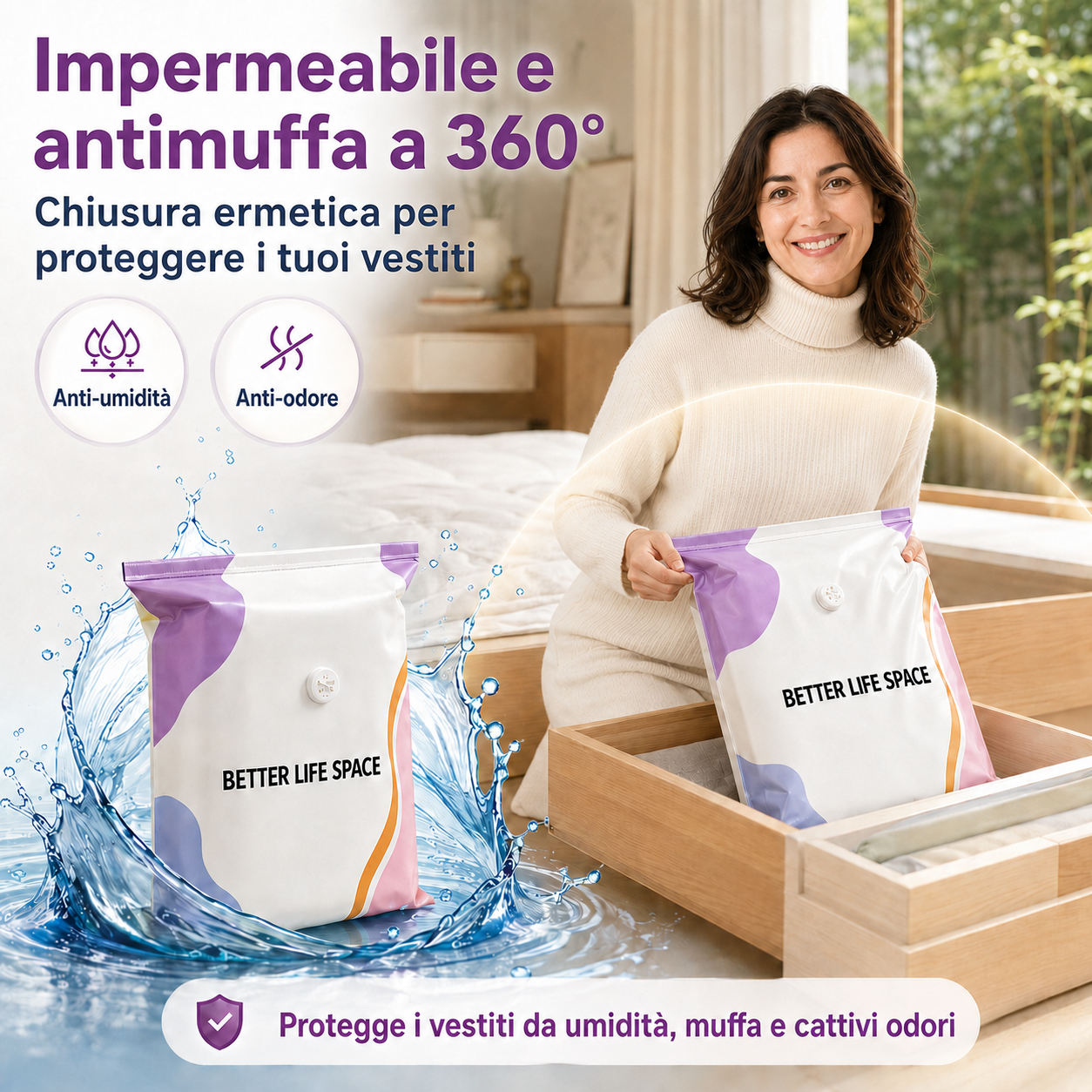 ULTIMO GIORNO! 🔥 SCONTO 70 🚀 SVOZK® Sacchetti sottovuoto 3D senza pompa 📦 L’organizer tutto-in-uno definitivo per vestiti, giocattoli, libri e peluche 🧸📚👕🧦