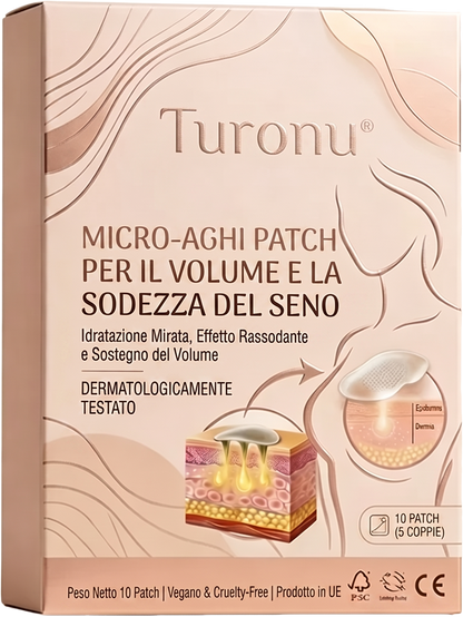 🍒 Turonu® | Cerotto Innovativo a Nano-Micro-Aghi per un Décolleté più Pieno ✨