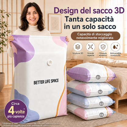 ULTIMO GIORNO! 🔥 SCONTO 70 🚀 SVOZK® Sacchetti sottovuoto 3D senza pompa 📦 L’organizer tutto-in-uno definitivo per vestiti, giocattoli, libri e peluche 🧸📚👕🧦